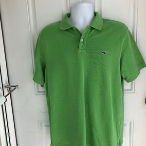 Vineyard Vines medium green short sleeve polo